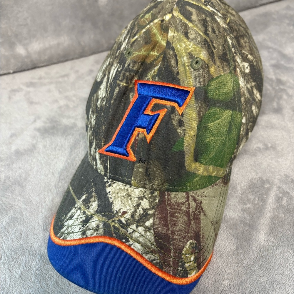 Camo university of Florida gators Cap with Blue and Orange Logo